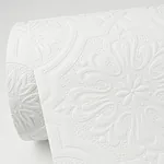 Brewster Home Fashions Victorian Tin Ceiling White Paintable Wallpaper - SKU 4000-32817