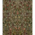 Brewster Home Fashions Vine Embroidery Dark Green Wall Mural | Wallpaper Twins Brewster Home Fashions Vine Embroidery Dark Green Wall Mural - SKU 4171-HT84003