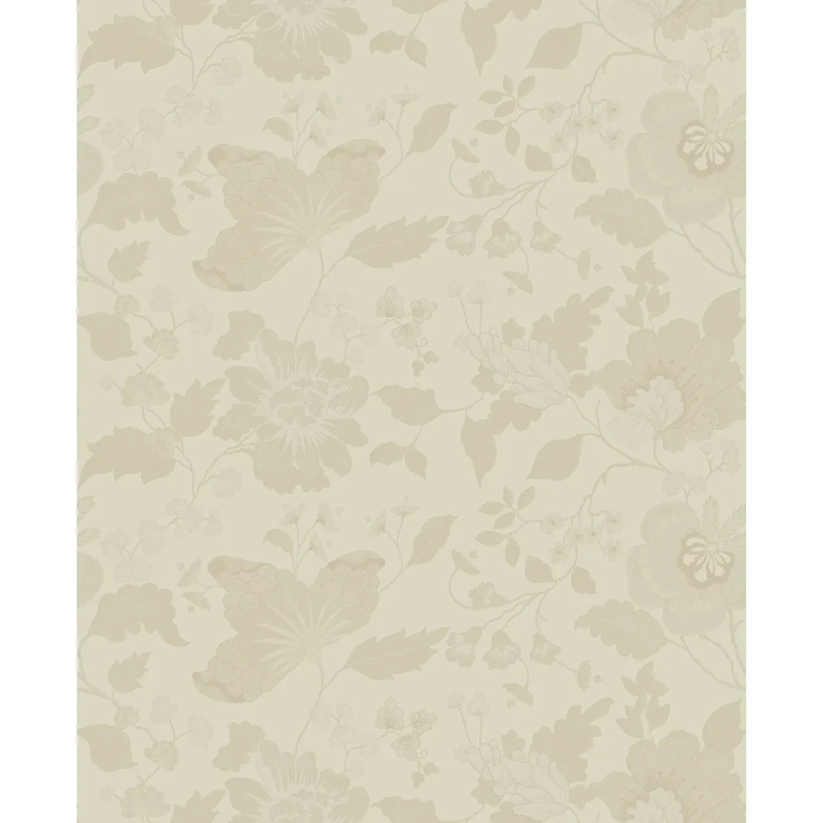 Brewster Home Fashions Vittoria Cream Floral Wallpaper - SKU 4058-24842