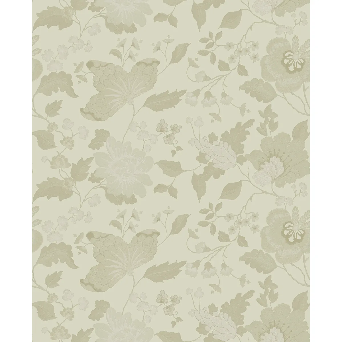 Brewster Home Fashions Vittoria Gold Floral Wallpaper - SKU 4058-24841