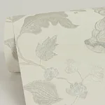 Brewster Home Fashions Vittoria White Floral Wallpaper | Wallpaper Twins Brewster Home Fashions Vittoria White Floral Wallpaper - SKU 4058-24844