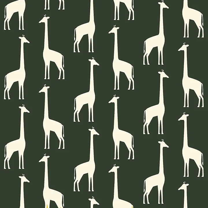 4060-139060 | Vivi Green Giraffe Wallpaper