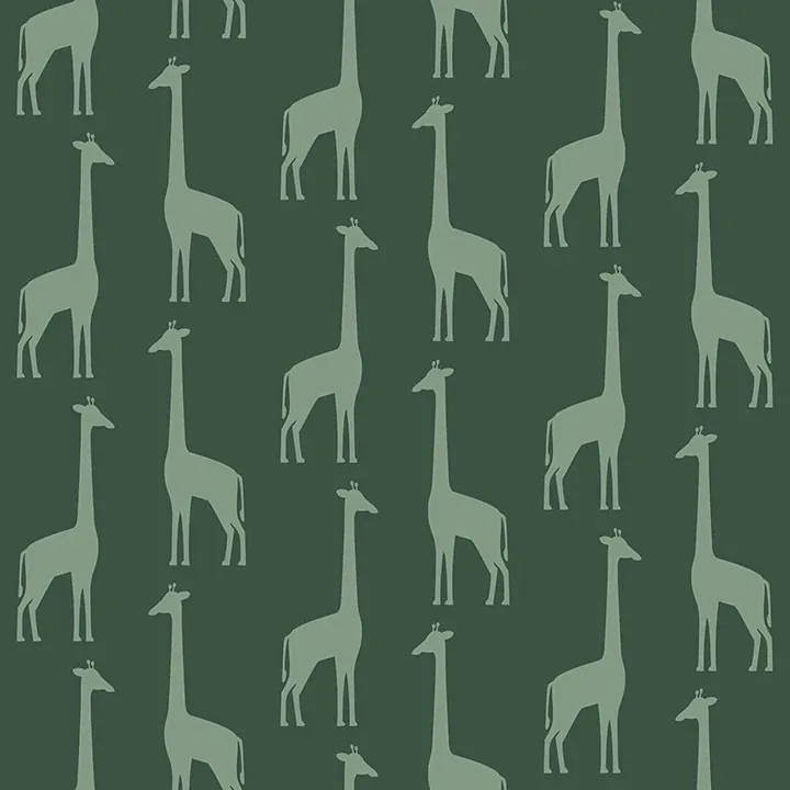 Brewster Home Fashions Vivi Teal Giraffe Wallpaper - SKU 4060-139061