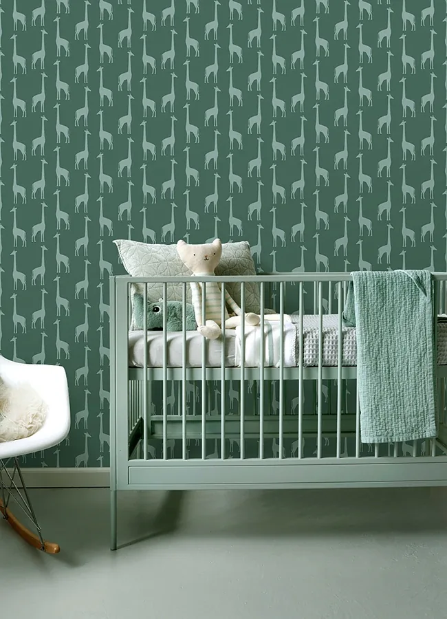 Brewster Home Fashions Vivi Teal Giraffe Wallpaper | Wallpaper Twins Brewster Home Fashions Vivi Teal Giraffe Wallpaper - SKU 4060-139061