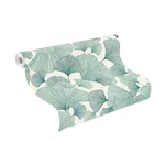 Brewster Home Fashions Waft Teal Ginkgo Wallpaper - SKU RH407662