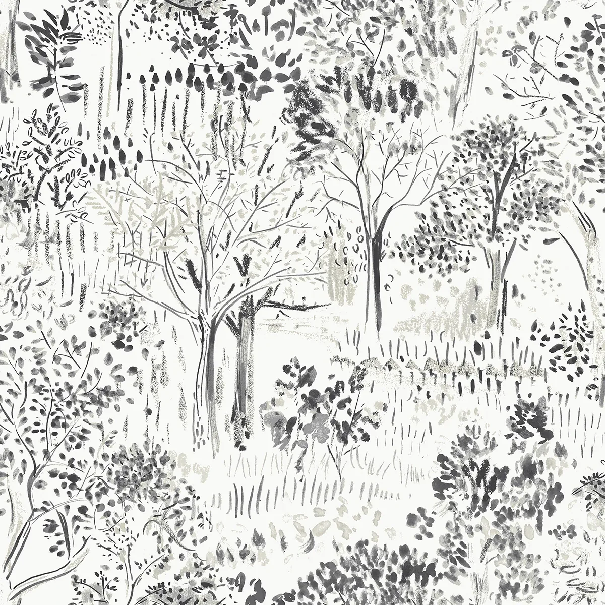 Brewster Home Fashions Walden Black Forest Wallpaper - SKU 3124-13894
