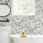 Brewster Home Fashions Walden Black Forest Wallpaper - SKU 3124-13894