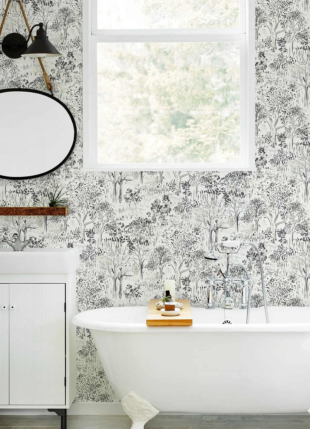 Brewster Home Fashions Walden Black Forest Wallpaper - SKU 3124-13894