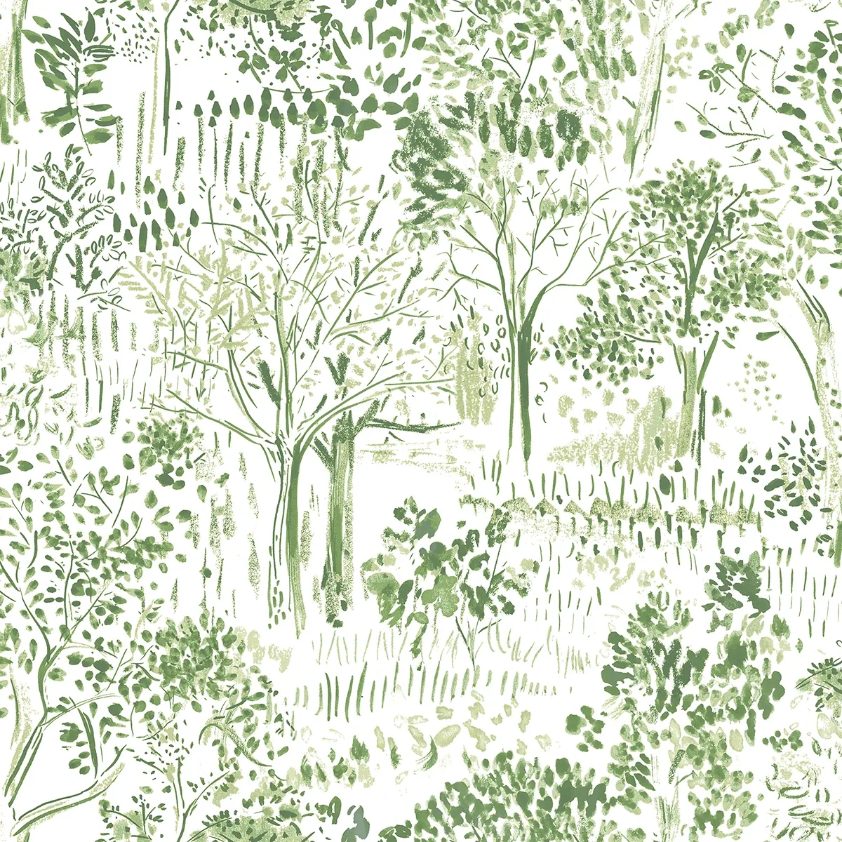 3124-13891 | Walden Green Forest Wallpaper