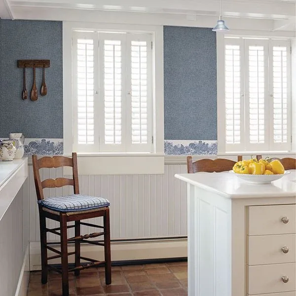 Brewster Home Fashions Waylon Denim Faux Fabric Wallpaper - SKU 3119-13522