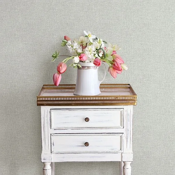 Brewster Home Fashions Waylon Light Blue Faux Fabric Wallpaper - SKU 3119-13526
