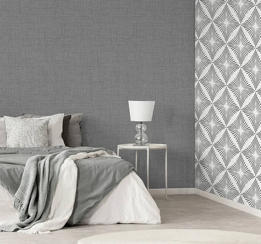 Brewster Home Fashions Weber Dark Grey Texture Wallpaper | Wallpaper Twins Brewster Home Fashions Weber Dark Grey Texture Wallpaper - SKU FD43751