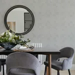 Brewster Home Fashions Wegener Silver Geometric Wallpaper - SKU 4082-381962