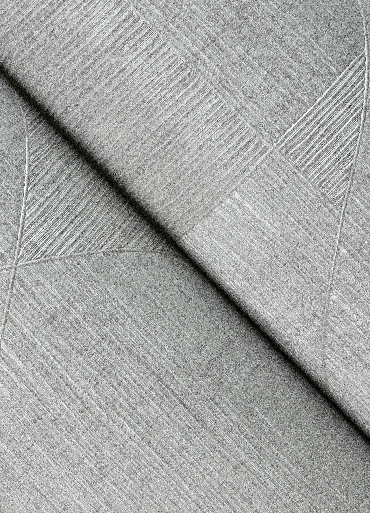 Brewster Home Fashions Wegener Silver Geometric Wallpaper - SKU 4082-381962