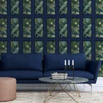 Brewster Home Fashions Wendell Navy Wild Vibes Wallpaper - SKU AH922803