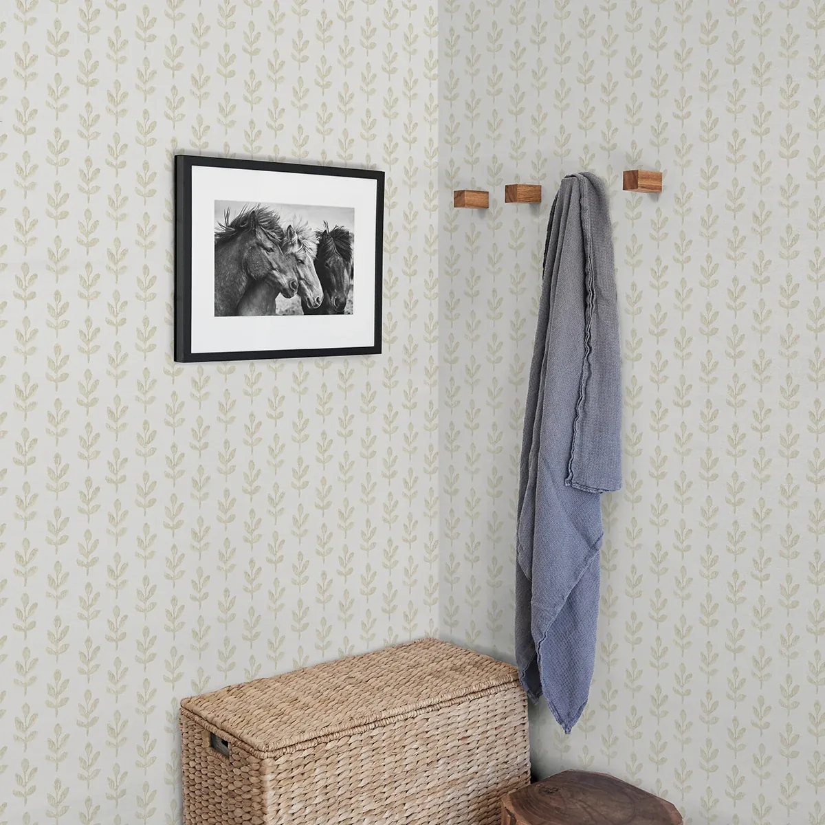 Brewster Home Fashions Whiskers Wheat Leaf Wallpaper - SKU 3123-13843