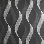 Brewster Home Fashions Wilhelmina Black Ribbon Wallpaper - SKU AH295500