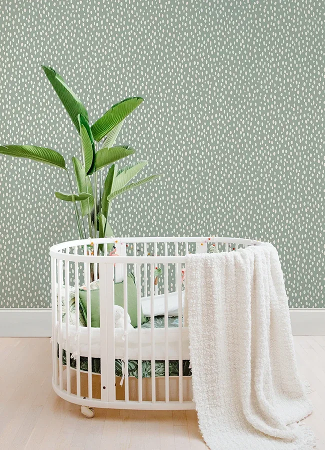 Brewster Home Fashions Willa Moss Dots Wallpaper - SKU 4060-139256