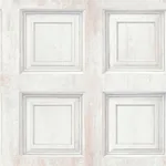 Brewster Home Fashions Willard Off-White Wood Panel Wallpaper - SKU AH945902