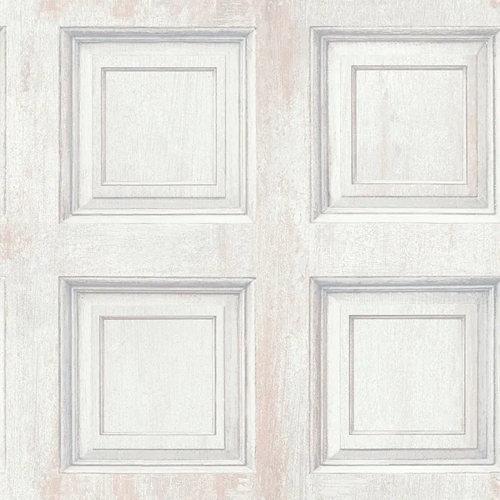 Brewster Home Fashions Willard Off-White Wood Panel Wallpaper - SKU AH945902