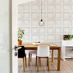 Brewster Home Fashions Willard Off-White Wood Panel Wallpaper - SKU AH945902