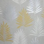 Brewster Home Fashions Willis Mustard Palm Frond Wallpaper - SKU AH697800