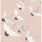 Brewster Home Fashions Windsong Pink Bird Wallpaper - SKU 2904-24305