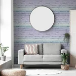 Brewster Home Fashions Winifred Lavender Ombre Brick Wallpaper | Wallpaper Twins Brewster Home Fashions Winifred Lavender Ombre Brick Wallpaper - SKU AH909707