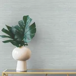 Brewster Home Fashions Winn Aqua Faux Grasscloth Wallpaper - SKU 4174-4609