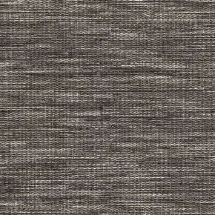 4174-4607 | Winn Charcoal Faux Grasscloth Wallpaper