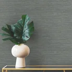 Brewster Home Fashions Winn Sapphire Faux Grasscloth Wallpaper - SKU 4174-4610