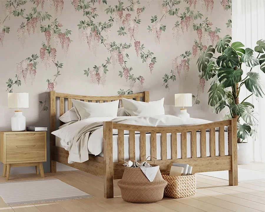 Brewster Home Fashions Wisteria Blush Wall Mural - SKU 4164-50939
