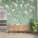 Brewster Home Fashions Wisteria Green Wall Mural | Wallpaper Twins Brewster Home Fashions Wisteria Green Wall Mural - SKU 4164-50940