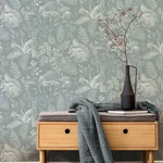 Brewster Home Fashions Woodland Blue Toile Wallpaper - SKU 4164-M1802