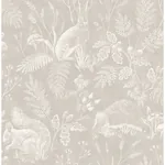 Brewster Home Fashions Woodland Light Grey Toile Wallpaper - SKU 4164-M1800