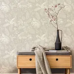 Brewster Home Fashions Woodland Light Grey Toile Wallpaper - SKU 4164-M1800
