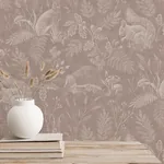 Brewster Home Fashions Woodland Mahogany Toile Wallpaper - SKU 4164-M1803