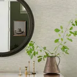 Brewster Home Fashions Wool Texture Light Grey Wallpaper - SKU 4142-72647