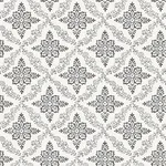 Brewster Home Fashions Wynonna Black Geometric Floral Wallpaper - SKU 3119-13534