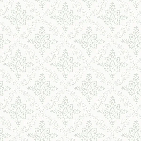 3119-13533 | Wynonna Teal Geometric Floral Wallpaper