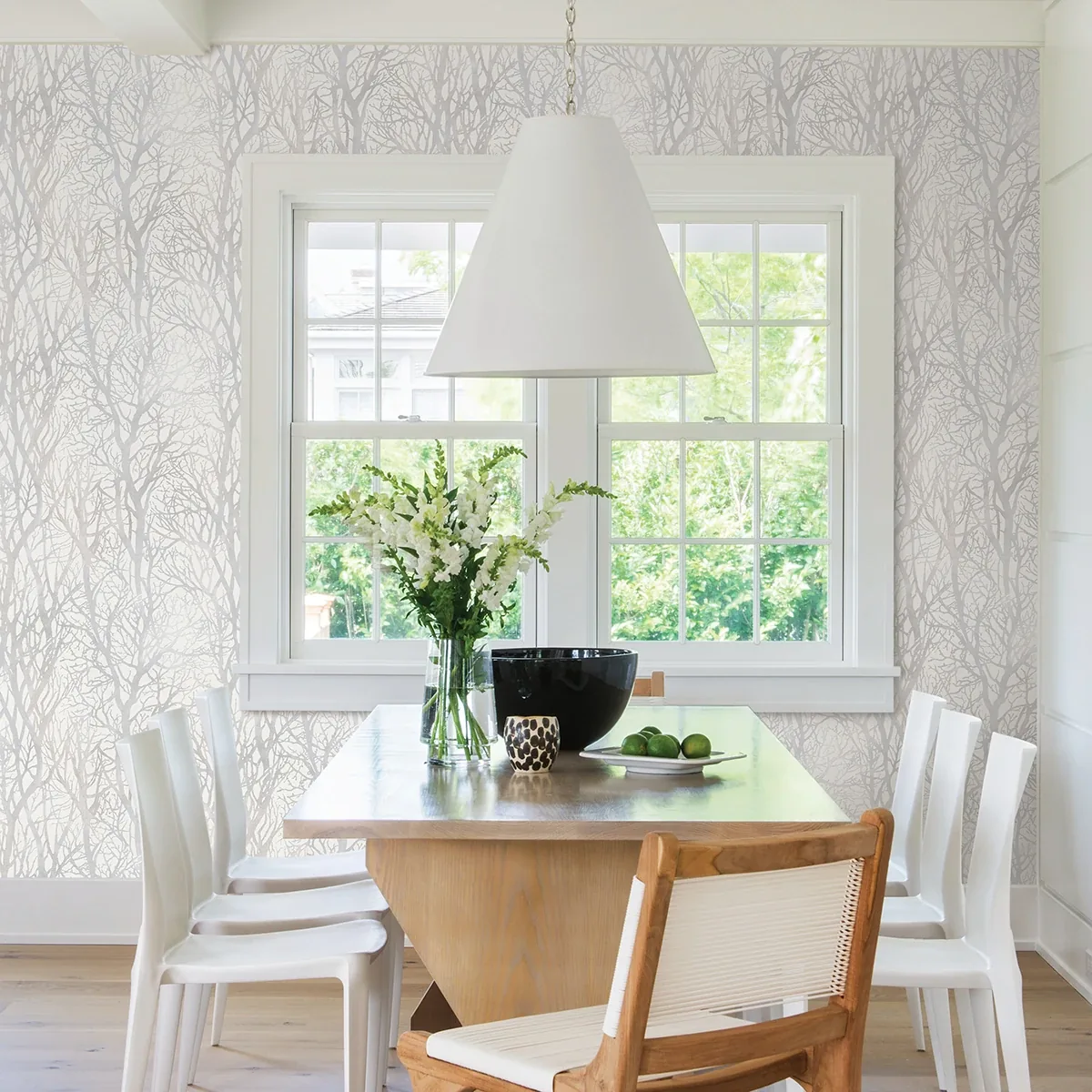 Brewster Home Fashions Yasuo Cream Tree Branch Wallpaper - SKU 4035-30094-1