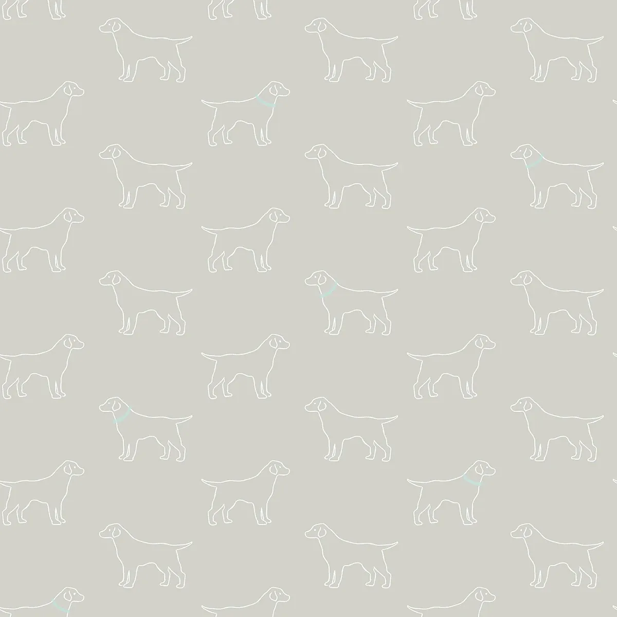 Brewster Home Fashions Yoop Grey Dog Wallpaper - SKU 3122-10414