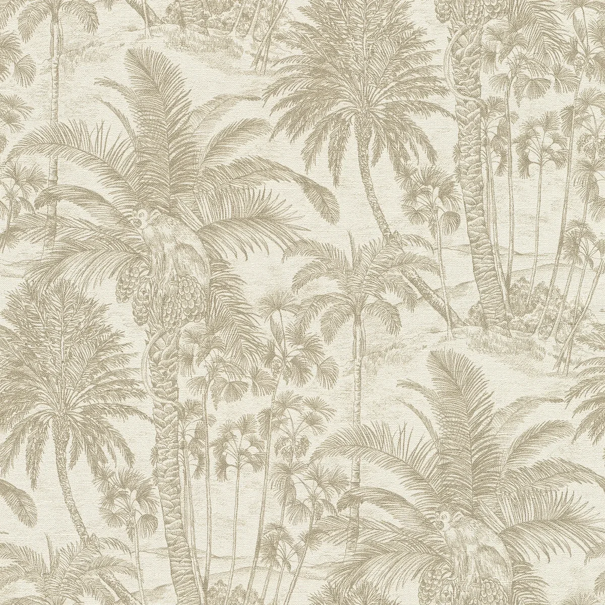 Brewster Home Fashions Yubi Gold Palm Trees Wallpaper - SKU 4035-832549