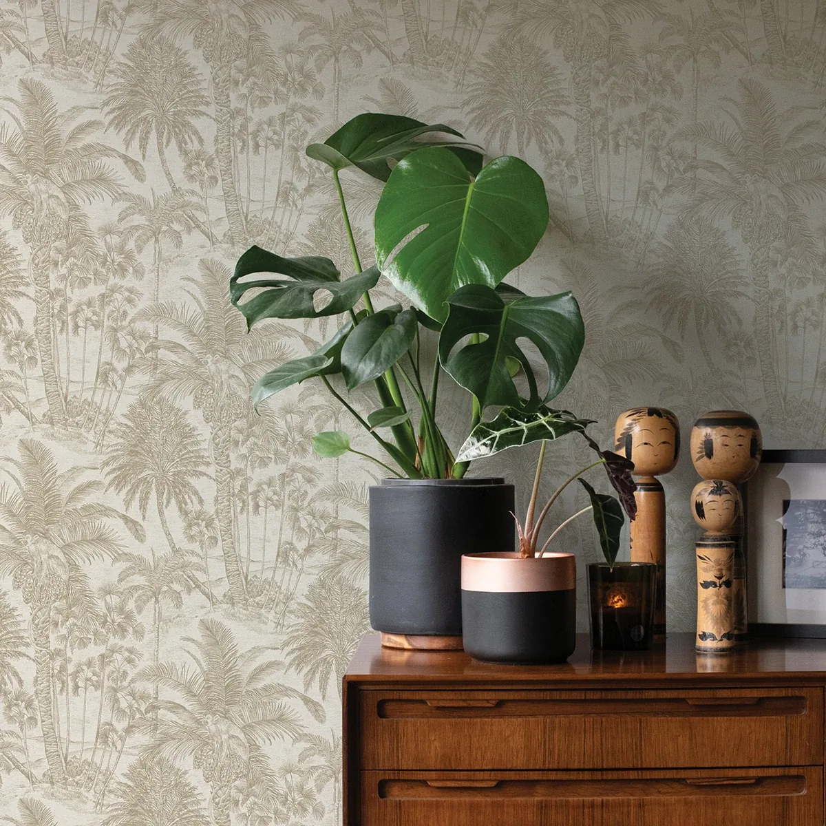 Brewster Home Fashions Yubi Gold Palm Trees Wallpaper | Wallpaper Twins Brewster Home Fashions Yubi Gold Palm Trees Wallpaper - SKU 4035-832549