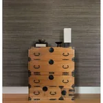 Brewster Home Fashions Yunnan Brown Grasscloth Wallpaper - SKU 2732-65409