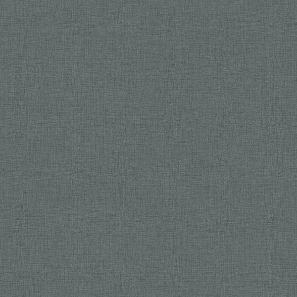 8840 | Zack Dark Grey Faux Linen Wallpaper