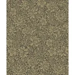 Brewster Home Fashions Zahara Chocolate Floral Wallpaper - SKU 316022