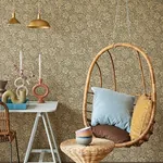 Brewster Home Fashions Zahara Chocolate Floral Wallpaper - SKU 316022