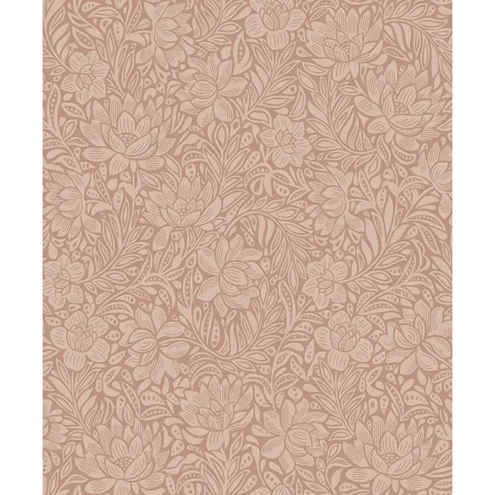 316023 | Zahara Coral Floral Wallpaper