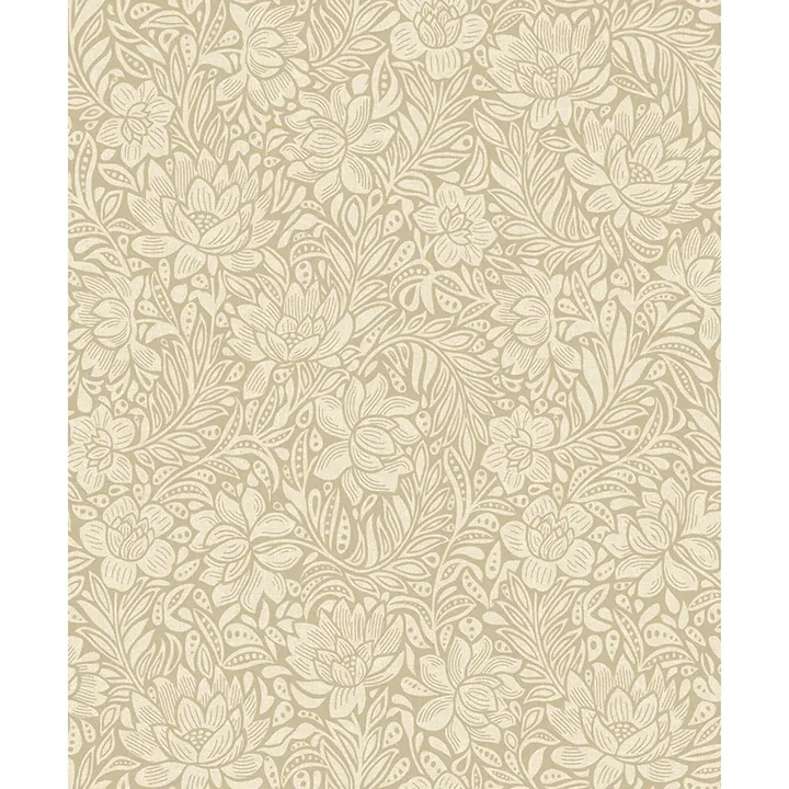 Brewster Home Fashions Zahara Wheat Floral Wallpaper - SKU 316021